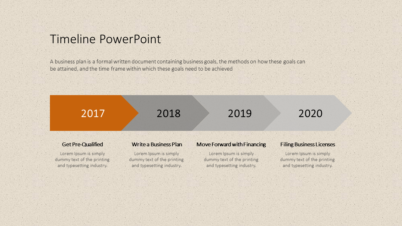 Attractive Timeline PowerPoint Template and Google Slides